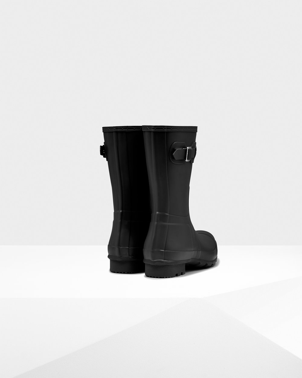 Men Hunter Original | Short Rain Boots Black | NZ-2163-QMEV